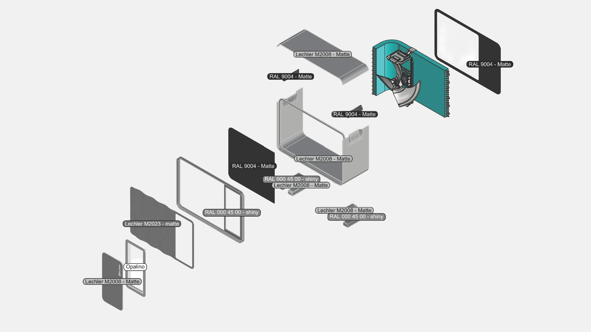 Clivet outdoor concept detail